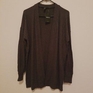 Forever 21 Knit Charcoal Cardigan New